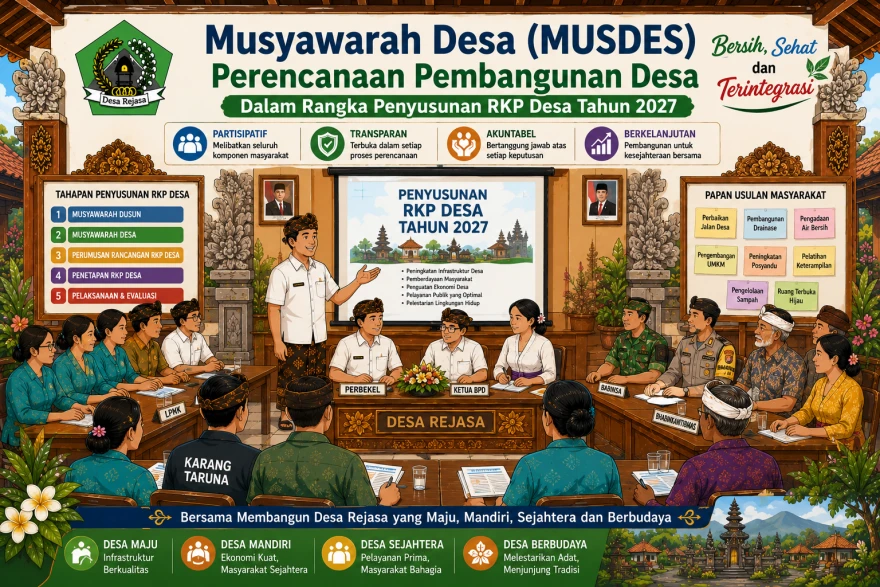 Musdes Perencanaan Pembangunan Desa Rejasa Dalam Rangka Penyusunan RKP Tahun 2027