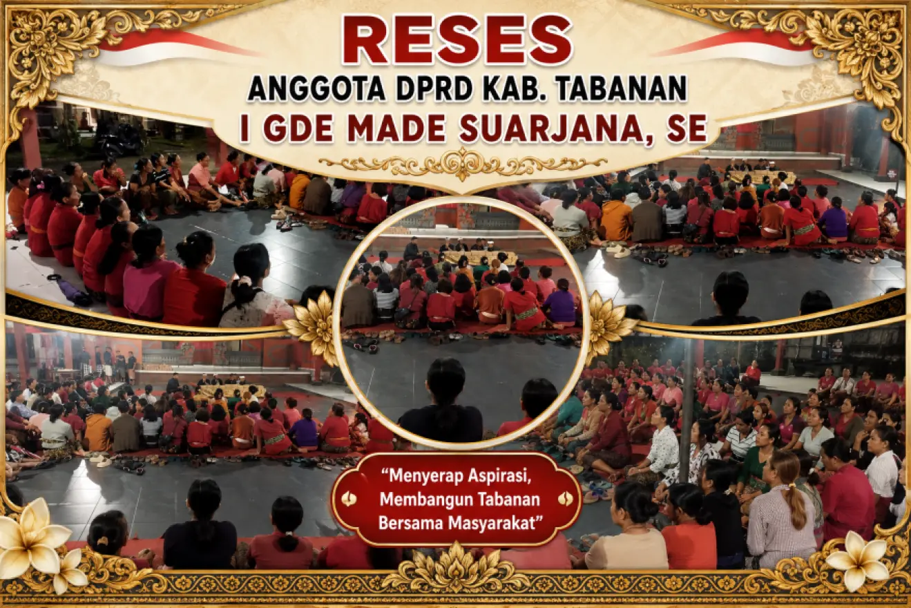 Anggota DPRD Kabupaten Tabanan I Gde Made Suarjana Gelar Reses di Desa Rejasa